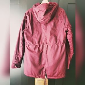 Woods Womens Devon Canvas Sherpa Lined 